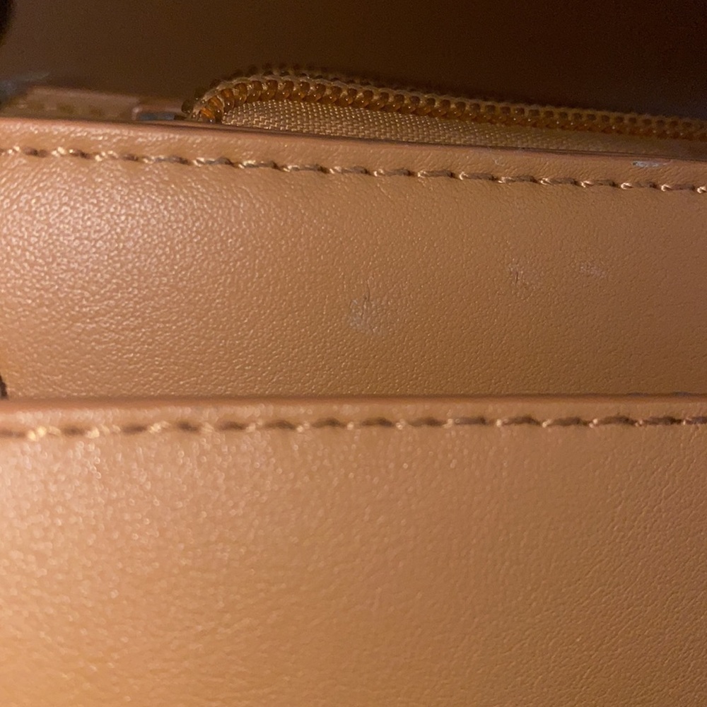 👜 PIXIE MOOD Zoe Crossbody Bag in Faux Tan Leather. Good Condition! - Picture 7 of 7